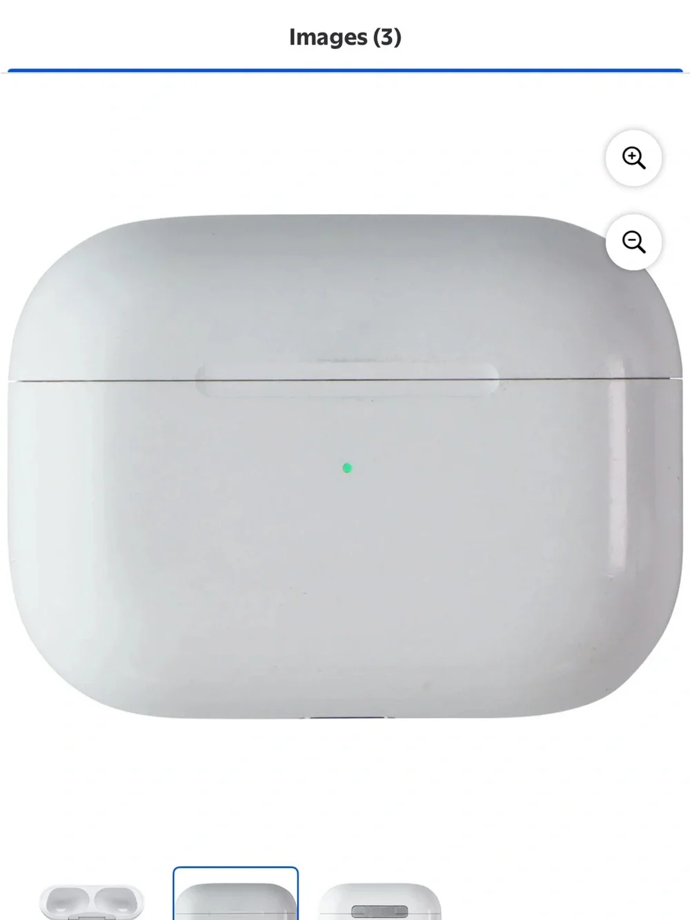 Apple White Wireless Earbuds Charging Case